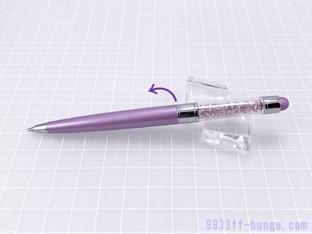 スワロフスキーのボールペン、紫色系の9種類を比較／写真43枚 〜そして 
