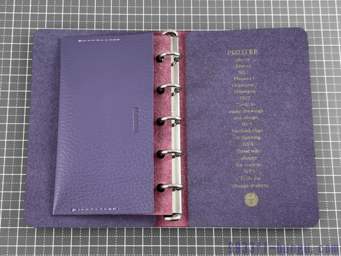 伊東屋システム手帳サロン2020限定、紫色のM5システム手帳2種類 〜ネオフィナードとプロッター〜 | \むらさきぶんぐ／ 〜紫文具〜