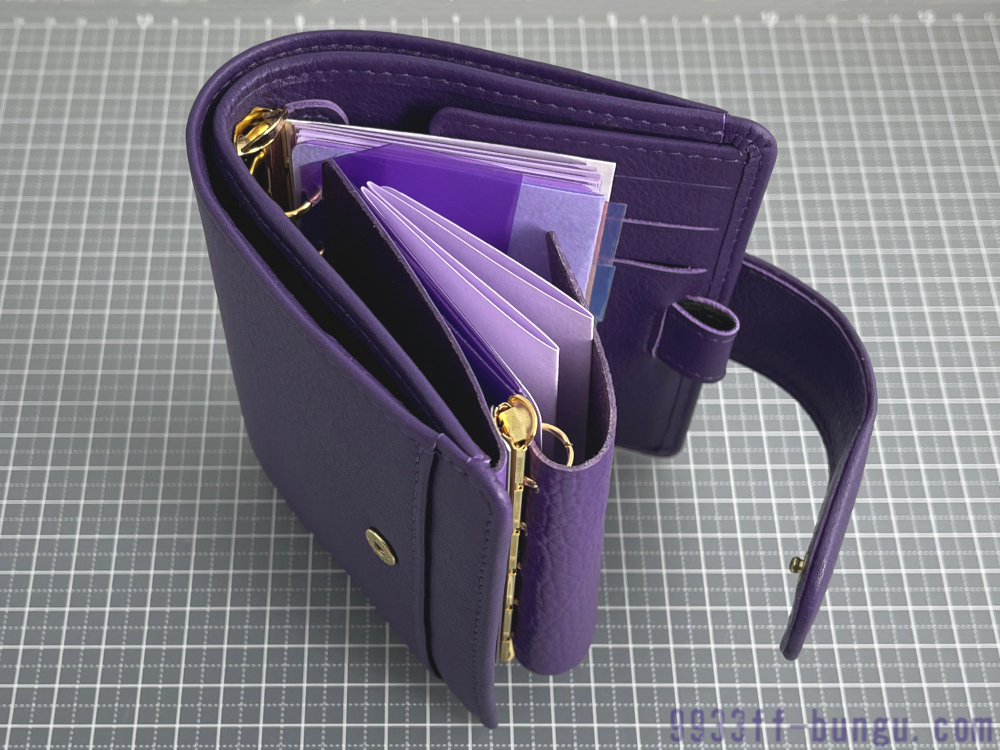 中身編】理想のM5システム手帳 〜紫色の手作りリフィルで夢をいっぱいつめこむぞ〜